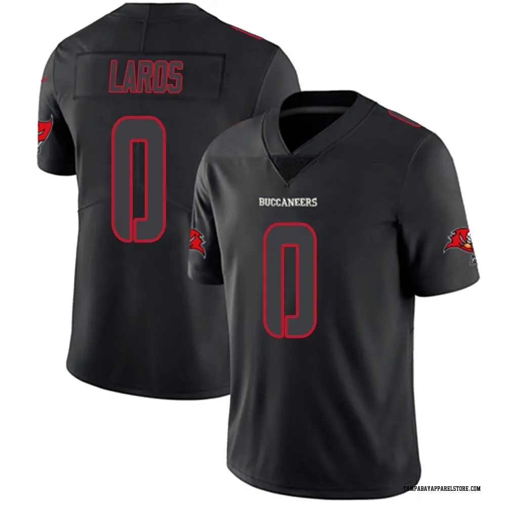 Aidan Laros Youth Limited Black Impact Tampa Bay Buccaneers Jersey
