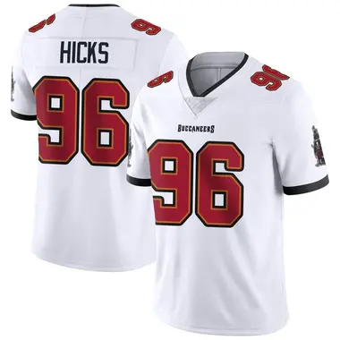 Akiem Hicks Men's Limited White Tampa Bay Buccaneers Vapor Untouchable Jersey