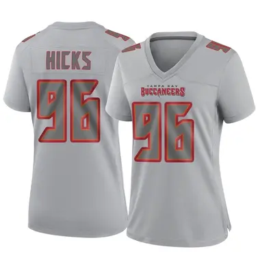 Akiem Hicks Women's Game Gray Tampa Bay Buccaneers Atmosphere Fashion Jersey