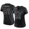 Akiem Hicks Women's Limited Black Tampa Bay Buccaneers Reflective Jersey