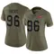 Akiem Hicks Women's Limited Olive Tampa Bay Buccaneers 2022 Salute To Service Jersey
