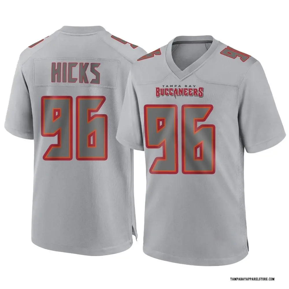 Akiem Hicks Youth Game Gray Tampa Bay Buccaneers Atmosphere Fashion Jersey