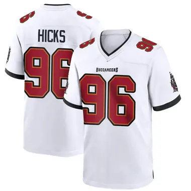 Akiem Hicks Youth Game White Tampa Bay Buccaneers Jersey