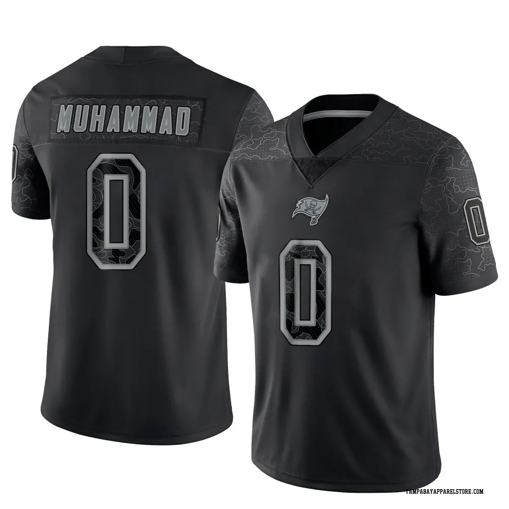 Al-Quadin Muhammad Youth Limited Black Tampa Bay Buccaneers Reflective Jersey