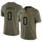 Ayden Garnes Men's Limited Olive Tampa Bay Buccaneers 2022 Salute To Service Jersey