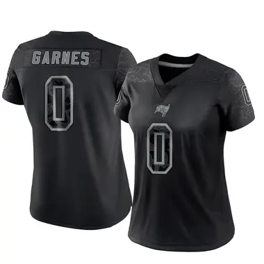 Ayden Garnes Women's Limited Black Tampa Bay Buccaneers Reflective Jersey