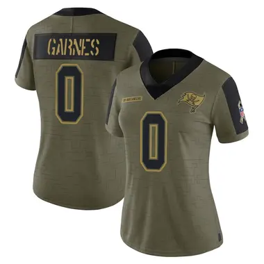 Ayden Garnes Women's Limited Olive Tampa Bay Buccaneers 2021 Salute To Service Jersey
