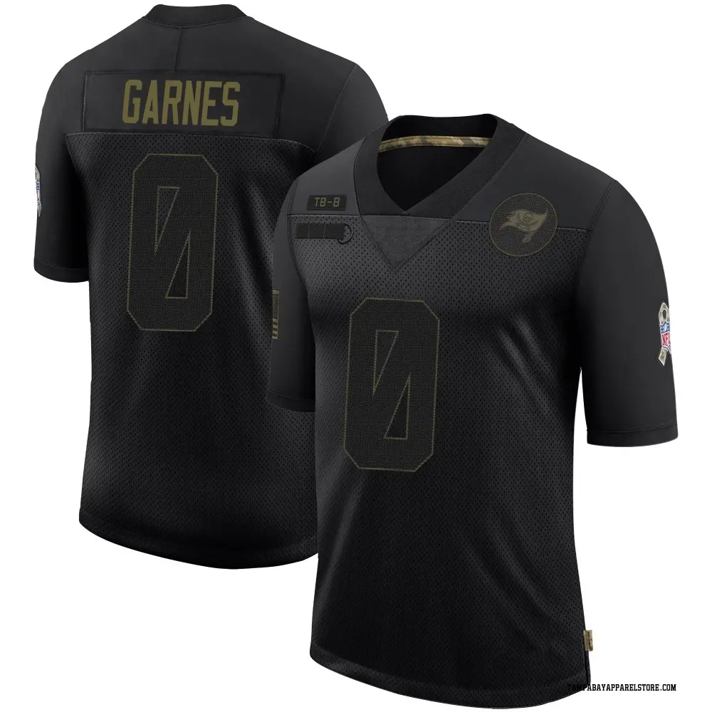Ayden Garnes Youth Limited Black Tampa Bay Buccaneers 2020 Salute To Service Jersey