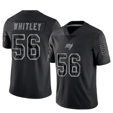 Benton Whitley Men's Limited Black Tampa Bay Buccaneers Reflective Jersey