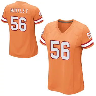 Benton Whitley Women's Game Orange Tampa Bay Buccaneers Alternate Jersey