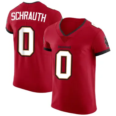Billy Schrauth Men's Elite Red Tampa Bay Buccaneers Vapor Jersey