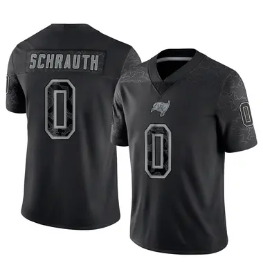 Billy Schrauth Men's Limited Black Tampa Bay Buccaneers Reflective Jersey