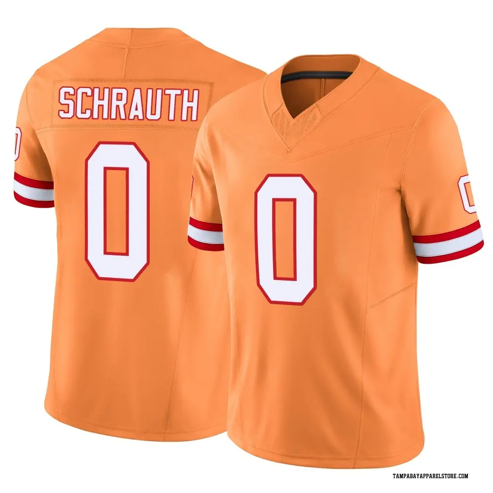 Billy Schrauth Men's Limited Orange Tampa Bay Buccaneers Vapor F.U.S.E. Jersey
