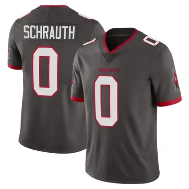 Billy Schrauth Men's Limited Tampa Bay Buccaneers Pewter Alternate Vapor Jersey