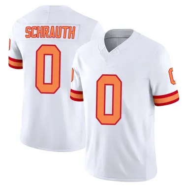 Billy Schrauth Men's Limited White Tampa Bay Buccaneers '76 Vapor F.U.S.E. Jersey