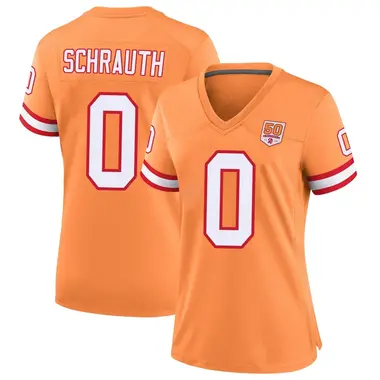 Billy Schrauth Women's Game Cream Tampa Bay Buccaneers sicle 50th Season Jersey