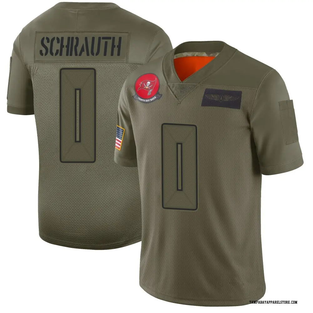 Billy Schrauth Youth Limited Camo Tampa Bay Buccaneers 2019 Salute to Service Jersey