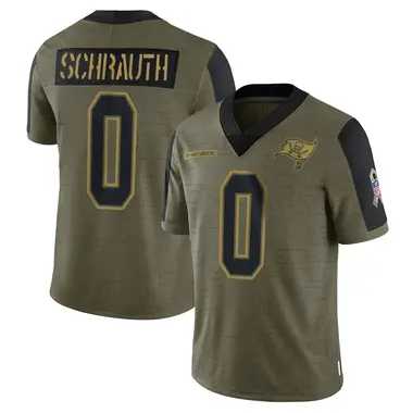 Billy Schrauth Youth Limited Olive Tampa Bay Buccaneers 2021 Salute To Service Jersey