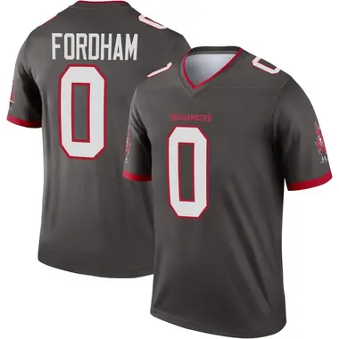 Caden Fordham Men's Legend Tampa Bay Buccaneers Pewter Alternate Jersey
