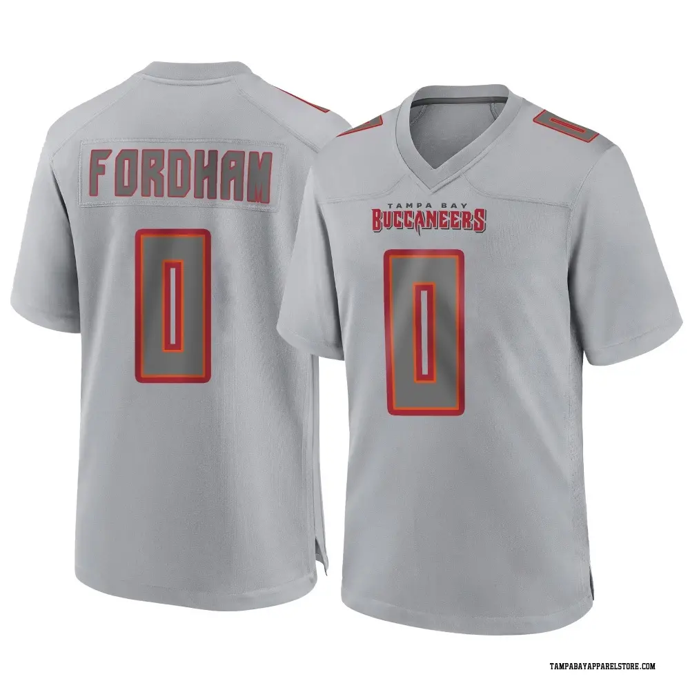 Caden Fordham Youth Game Gray Tampa Bay Buccaneers Atmosphere Fashion Jersey