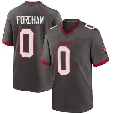 Caden Fordham Youth Game Tampa Bay Buccaneers Pewter Alternate Jersey