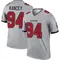 Calijah Kancey Men's Legend Gray Tampa Bay Buccaneers Inverted Jersey