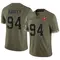 Calijah Kancey Men's Limited Olive Tampa Bay Buccaneers 2022 Salute To Service Jersey