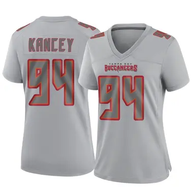 Calijah Kancey Women's Game Gray Tampa Bay Buccaneers Atmosphere Fashion Jersey