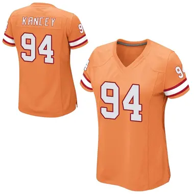 Calijah Kancey Women's Game Orange Tampa Bay Buccaneers Alternate Jersey