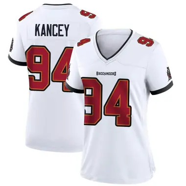 Calijah Kancey Women's Game White Tampa Bay Buccaneers Jersey