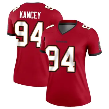 Calijah Kancey Women's Legend Red Tampa Bay Buccaneers Jersey