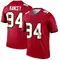 Calijah Kancey Youth Legend Red Tampa Bay Buccaneers Jersey