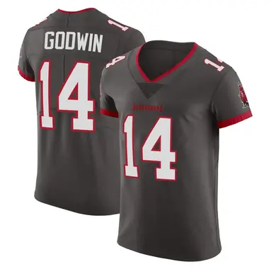Chris Godwin Men's Elite Tampa Bay Buccaneers Pewter Alternate Vapor Jersey
