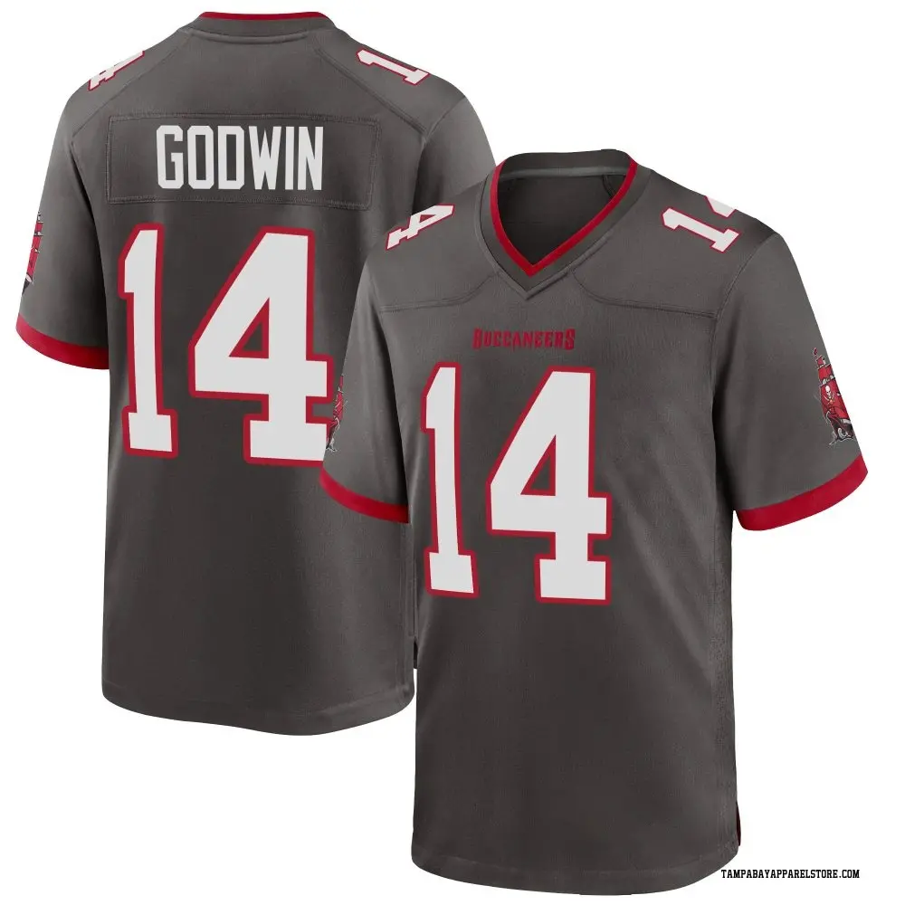 Chris Godwin Men's Game Tampa Bay Buccaneers Pewter Alternate Jersey