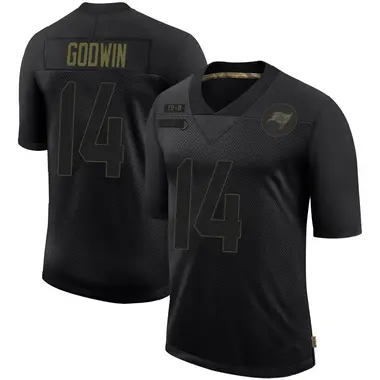 Chris Godwin Men's Limited Black Tampa Bay Buccaneers 2020 Salute To Service Jersey