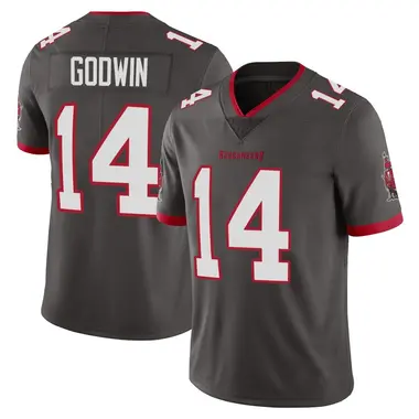 Chris Godwin Men's Limited Tampa Bay Buccaneers Pewter Alternate Vapor Jersey
