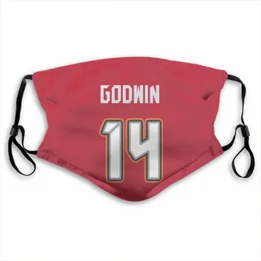 Chris Godwin Name & Number Red Tampa Bay Buccaneers Face Mask