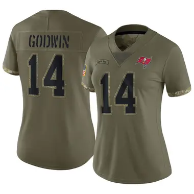 Chris Godwin Women's Limited Olive Tampa Bay Buccaneers 2022 Salute To Service Jersey