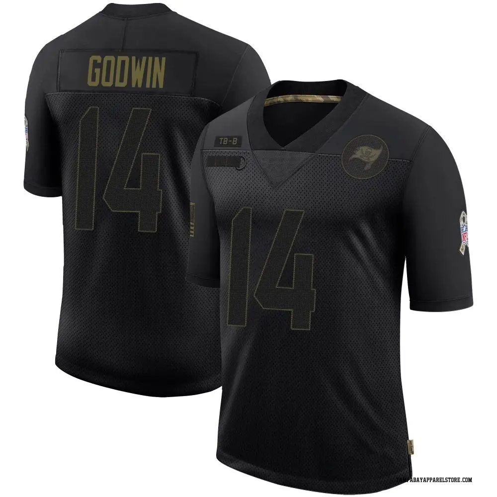 Chris Godwin Youth Limited Black Tampa Bay Buccaneers 2020 Salute To Service Jersey