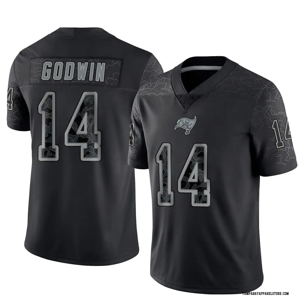 Chris Godwin Youth Limited Black Tampa Bay Buccaneers Reflective Jersey
