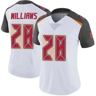 Damarion Williams Women's Limited White Tampa Bay Buccaneers Vapor Untouchable Jersey