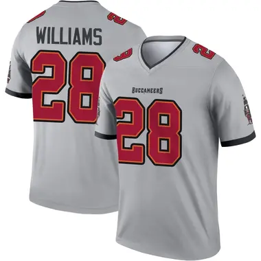 Damarion Williams Youth Legend Gray Tampa Bay Buccaneers Inverted Jersey