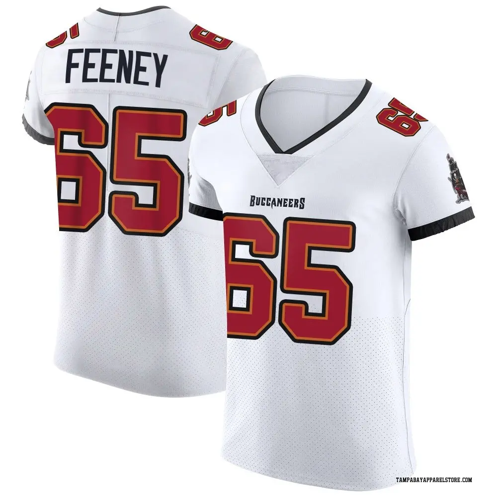 Dan Feeney Men's Elite White Tampa Bay Buccaneers Vapor Jersey