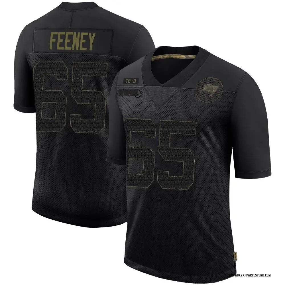 Dan Feeney Men's Limited Black Tampa Bay Buccaneers 2020 Salute To Service Jersey