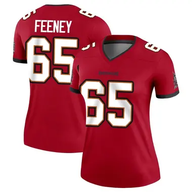 Dan Feeney Women's Legend Red Tampa Bay Buccaneers Jersey