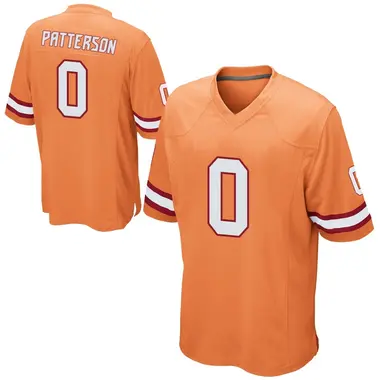 Dean Patterson Men's Game Orange Tampa Bay Buccaneers Alternate Jersey