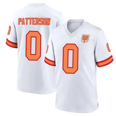 Dean Patterson Men's Game White Tampa Bay Buccaneers '76 50th Season Jersey