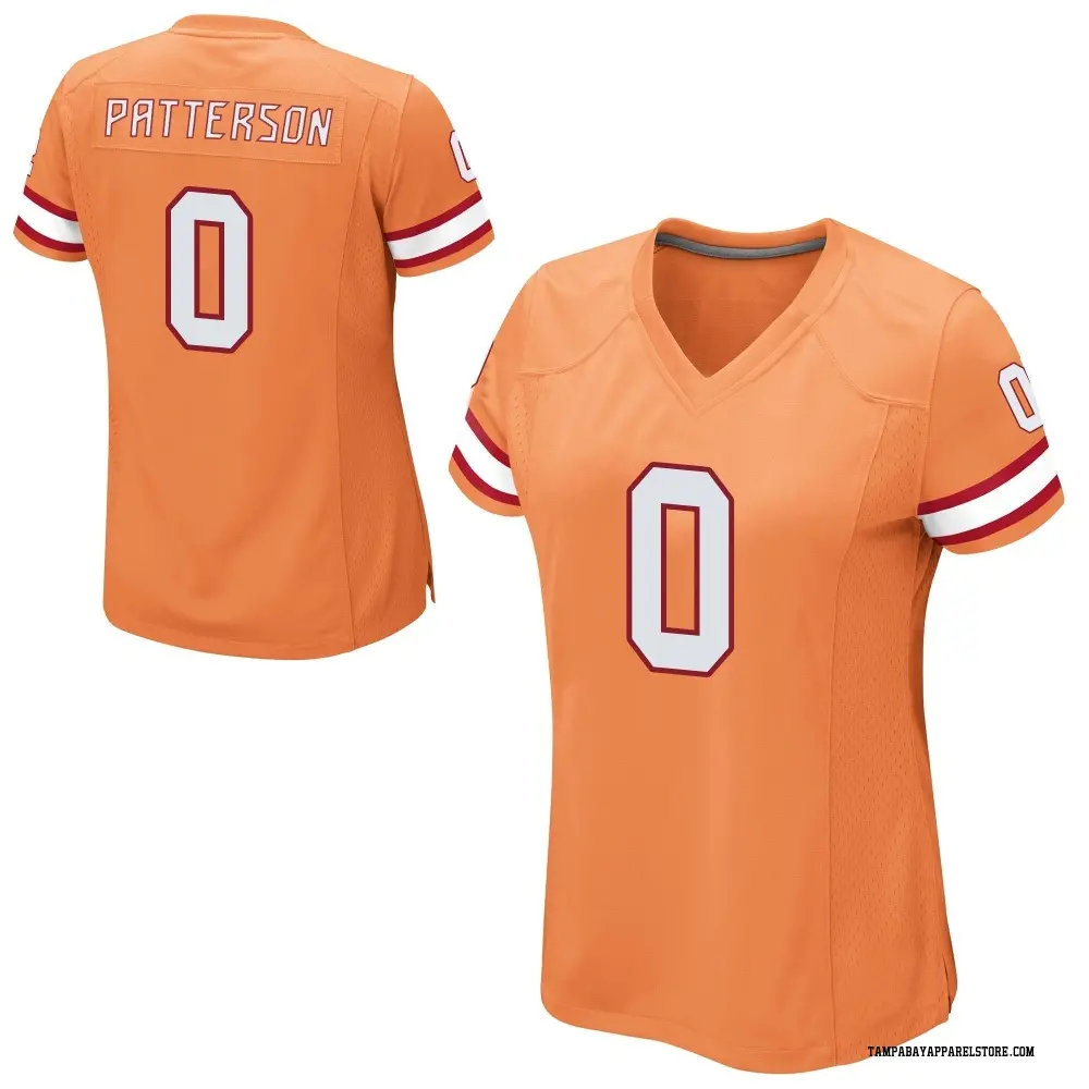 Dean Patterson Women's Game Orange Tampa Bay Buccaneers Alternate Jersey
