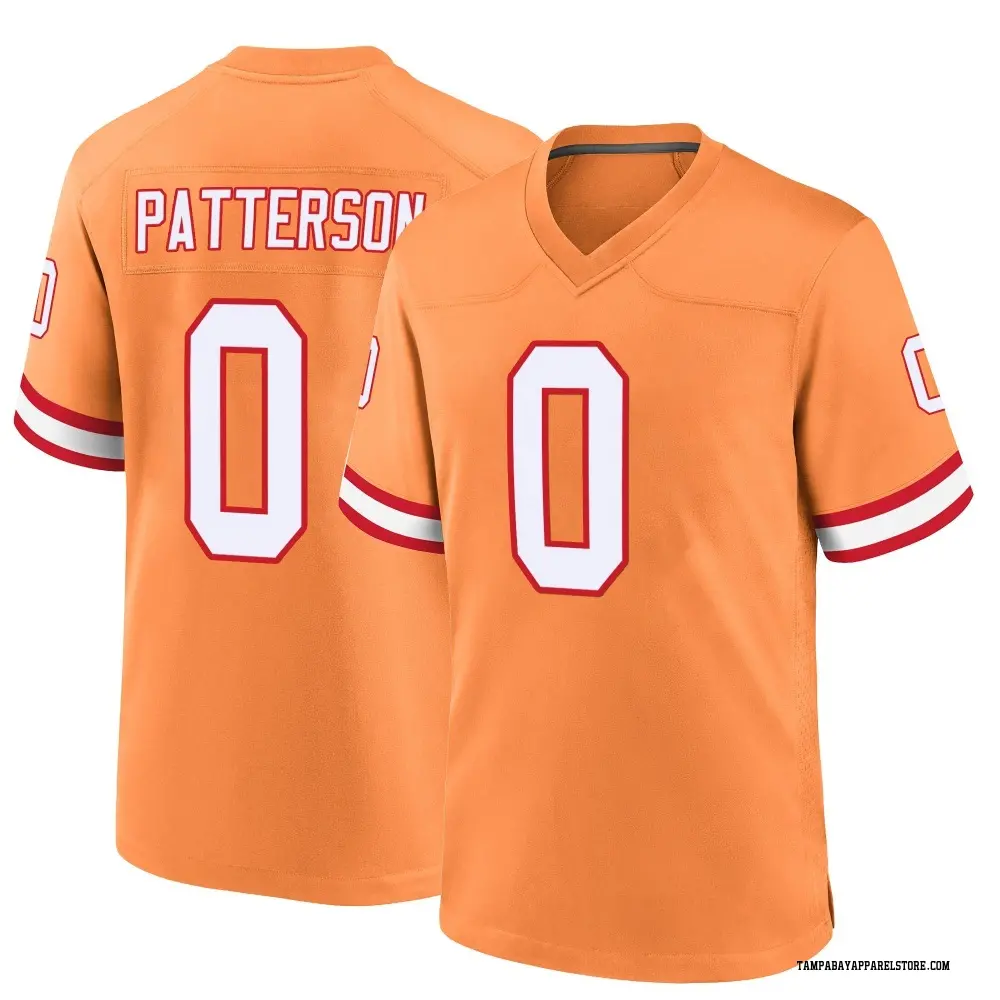 Dean Patterson Youth Game Orange Tampa Bay Buccaneers Throwback Jersey