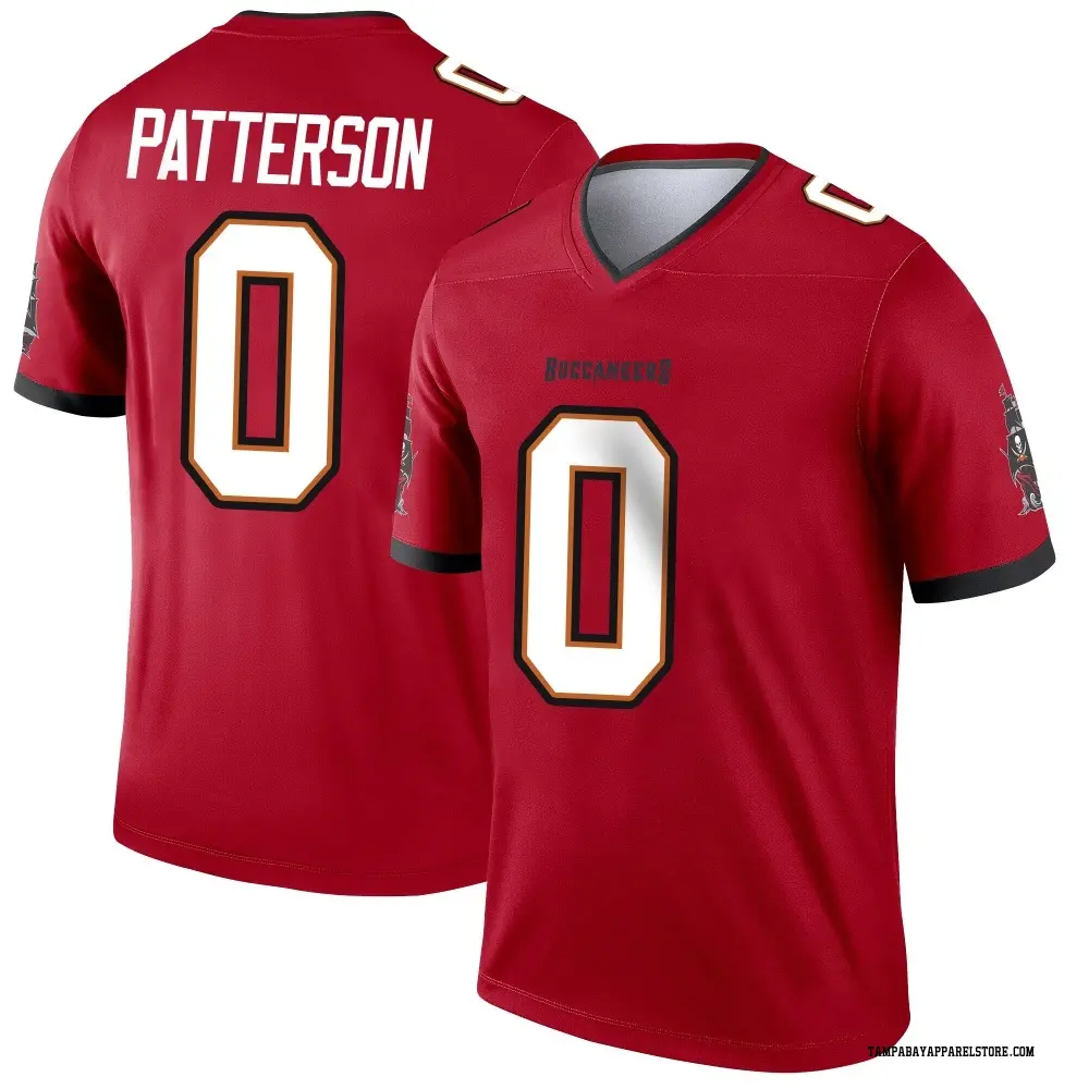 Dean Patterson Youth Legend Red Tampa Bay Buccaneers Jersey